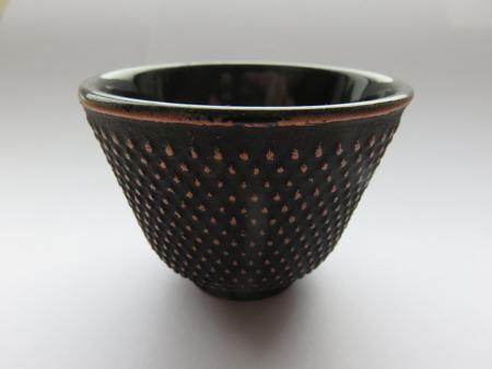 Incense Stick Bowl | Zen Cup | Cast Iron in Black and Gold