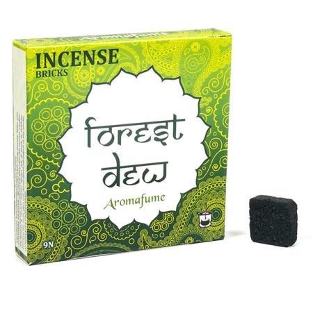 Aromafume Incense Bricks | Forest Dew fragrance | 9 brick pack