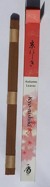 Shoyeido Kyoto Autumn Leaves Incense Kyo-nishiki 450 sticks Japan Free shipping