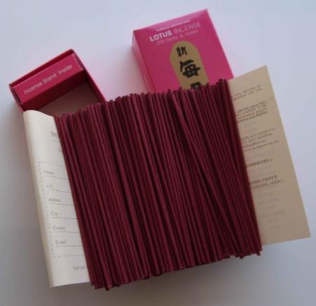 Morning Star Lotus Incense | Box of 200 Sticks & Holder by Nippon Kodo