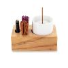 Incense Holder/Bowl Kit | Japanese Sugi Woodblock | Integrated Bowl/Stick/Lighter holder 