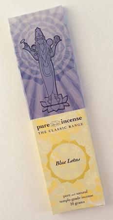 Blue Lotus Indian Incense | Pure Incense Classic | 10 gram pack