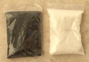 Sand for Incense Bowls - Black and White now available