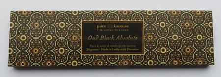 Oud Black Absolute Indian Incense | Pure Incense | 20 gram pack