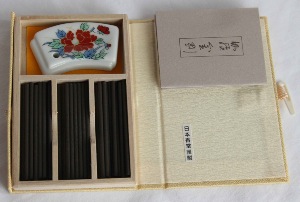 Japanese Incense Sticks | Nippon Kodo | Kyara Kongo (Aloeswood) | 60 Short Sticks boxed & bound