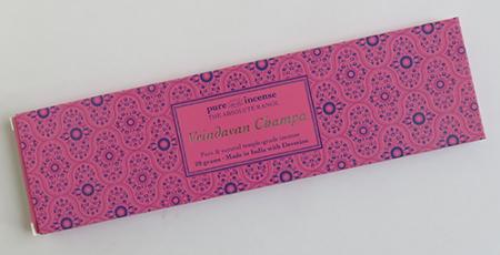 Vrindavan Champa Indian Incense | Pure Incense Absolute | 20 gram pack
