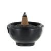 Incense Holder / Burner for Cones and Sticks | Kumo | Black | Natural Stone