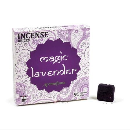 Aromafume Incense Bricks | Magic Lavender fragrance | 9 brick pack