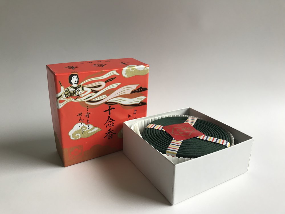 Japanese Incense Sticks | Baieido | Junenkoh | 14 Coil Incense