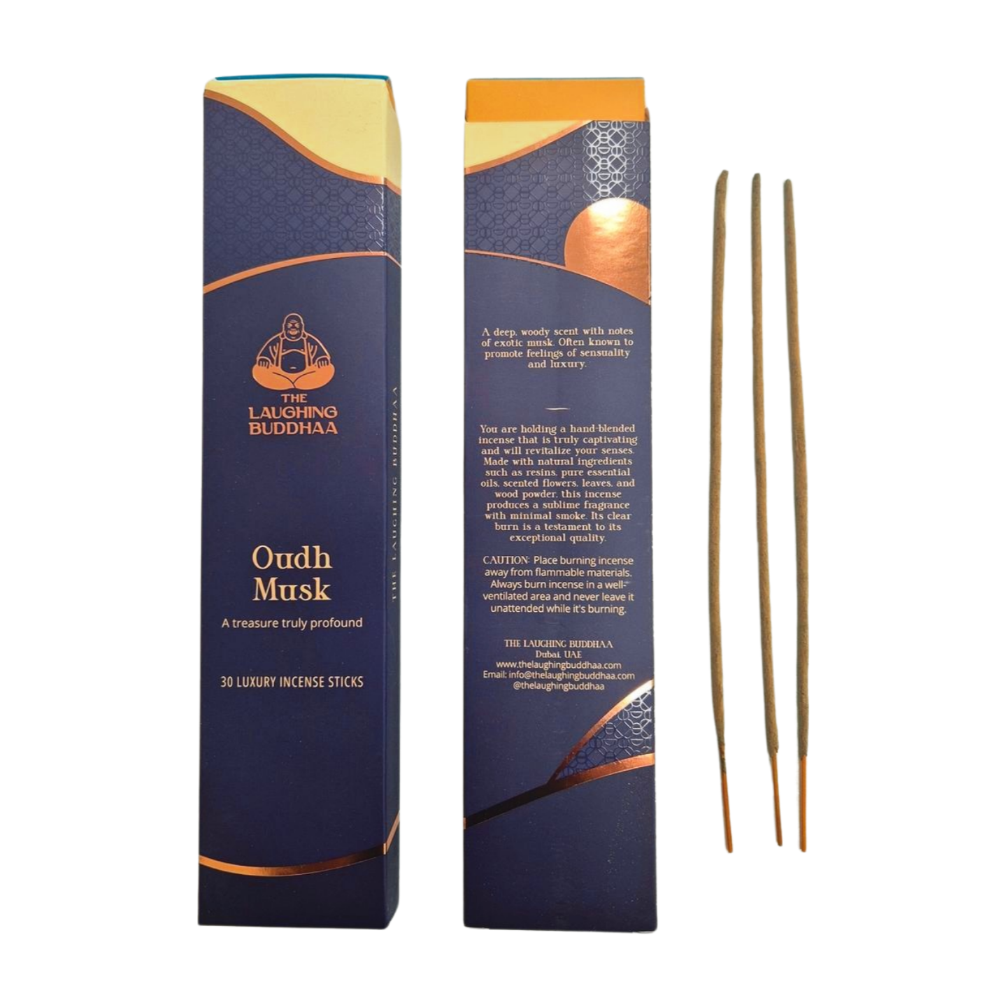Laughing Buddha Incense Oudh Musk