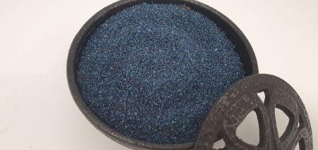 200g bag of Navy Blue coloured Sand used to fill incense bowls