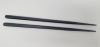 Black Chopsticks | 1 pair | 'heavyweight' with a simple design and a  fine textured points 