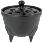 Cast Iron Incense Bowl with Lid | Black | by Japanese maker Iwachu