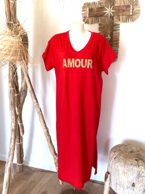 AMOUR - ROBE ROUGE