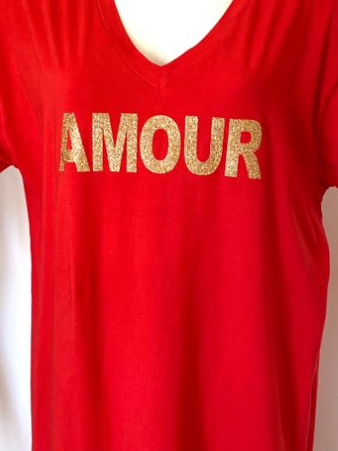 AMOUR - ROBE ROUGE