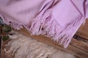 Lilac fringed little fabric