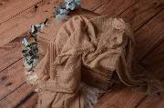 Wrap aus Baumwolle in Sandfarbe