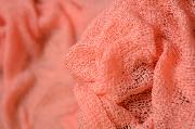Wrap aus Zellwolle in Lachsfarbe