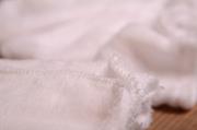 Bademantel mit Handtuch in Weiß