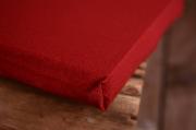 Mattress with wine red cover