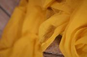 Egg-yolk yellow muslin wrap