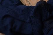 Wrap aus Baumwolle in Marineblau