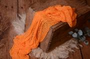 Wrap aus Zellwolle in Orange