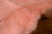 Pink fur fabric