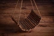 Curved rustic swing