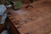 Golden vintage glasses