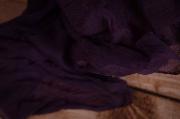 Purple muslin wrap