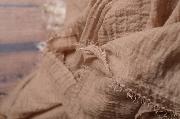 Wrap aus Baumwolle in Sandfarbe