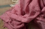 Wrap en coton rose violacé 