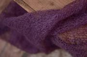 Wrap aus Angora in Violett