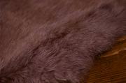 Dark mauve fur fabric