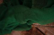 Intense green muslin wrap