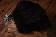 Black long-hair blanket