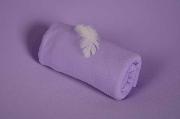Tissu en tricot lilas