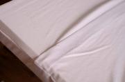Mattress with white cover