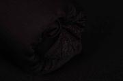 Tissu en tricot noir