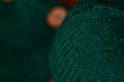 Greenish blue mohair set with ears