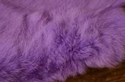 Lilac fur fabric