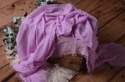Wrap en coton lilas