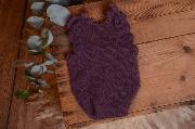 Bodysuit aus Angora - violett