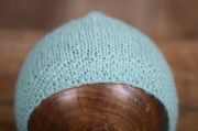 Mint smooth mohair hat