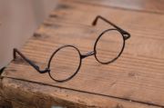 Mini lunettes vintage noires