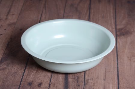 DAMAGED - Green small plain tub
