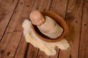 Beige faux leather fabric