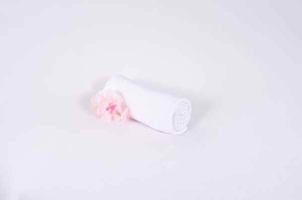 Tissu lisse blanc