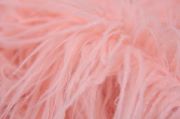Manta de pelo extralargo rizado rosa